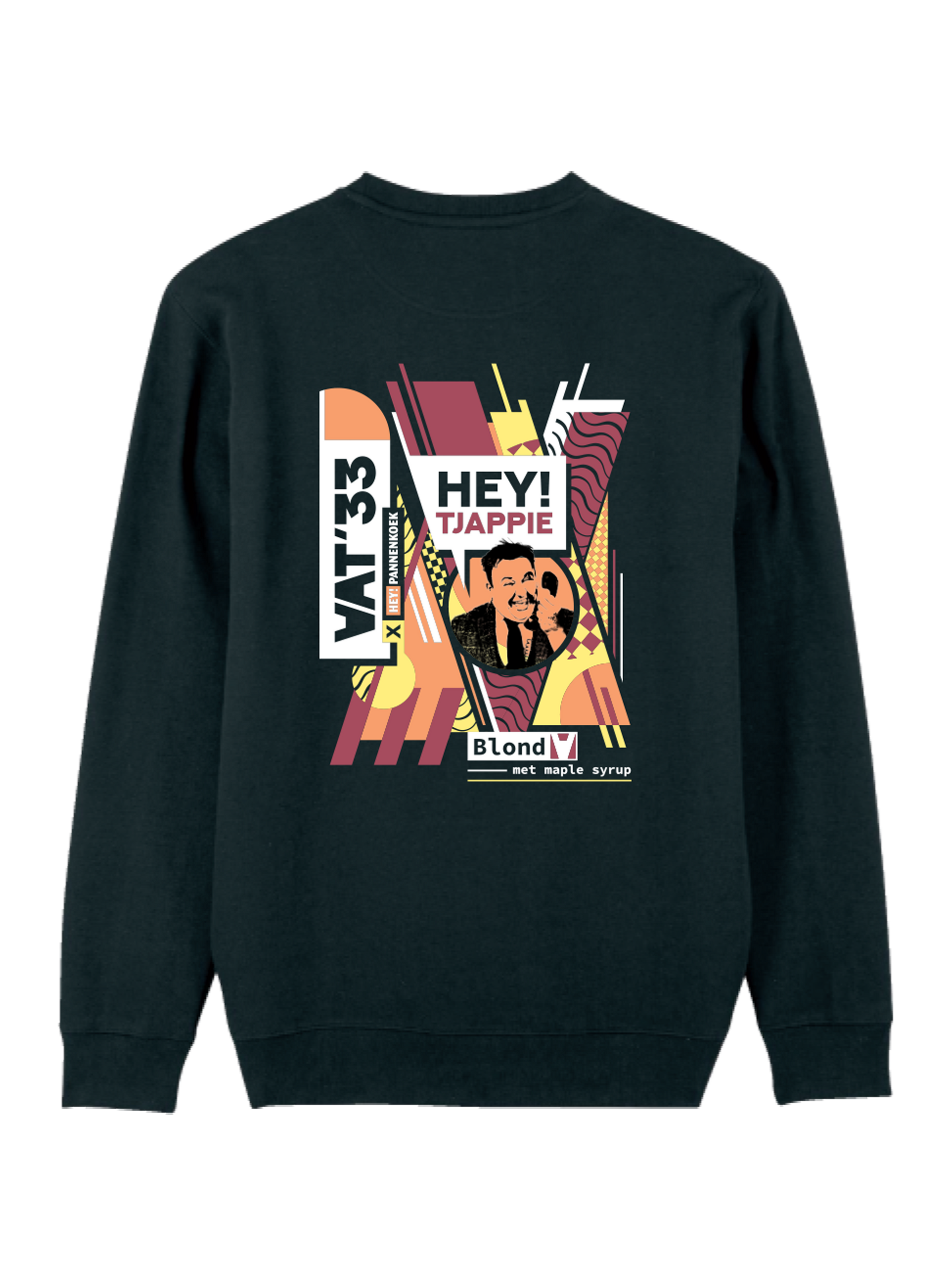 Hey!Tjappie Trui Zwart